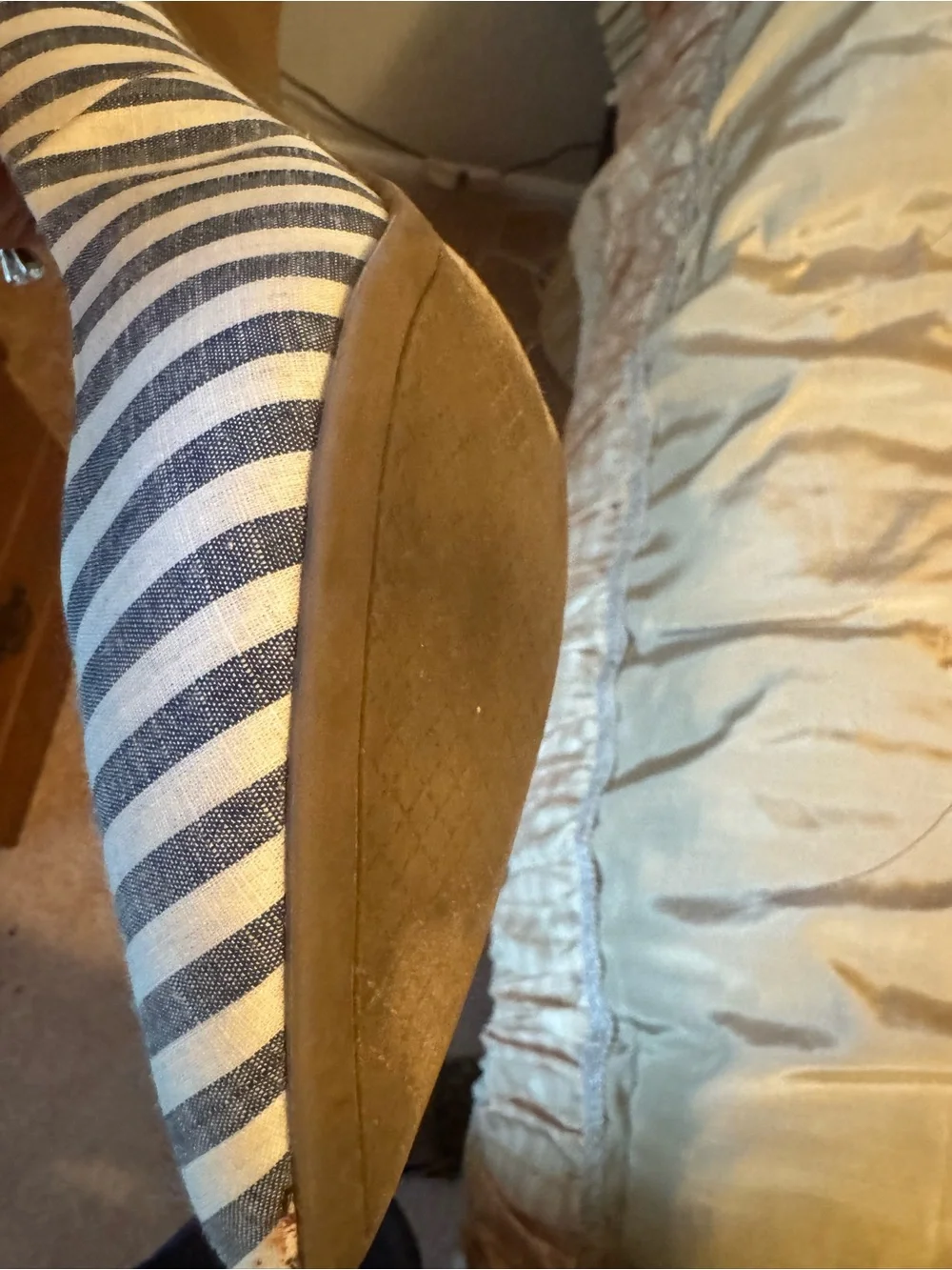 Merona Striped Pointed-Toe Heels in Black and White